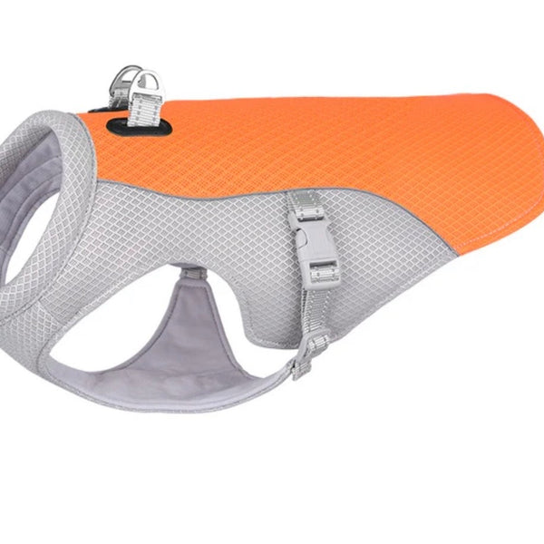 Frenchie Cooling Vest — 3-Layer Evaporative Cooling for Brachycephalic Dogs
