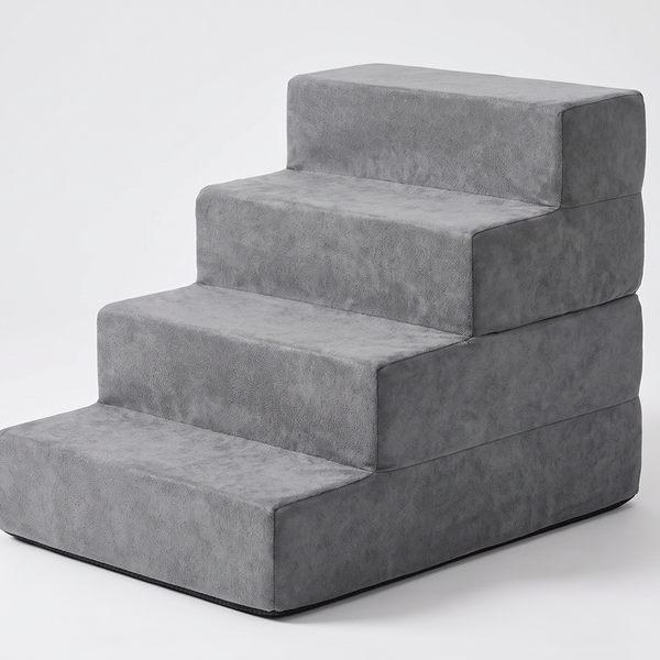 Frenchie EasyStep Foam Dog Stairs — 4-Step