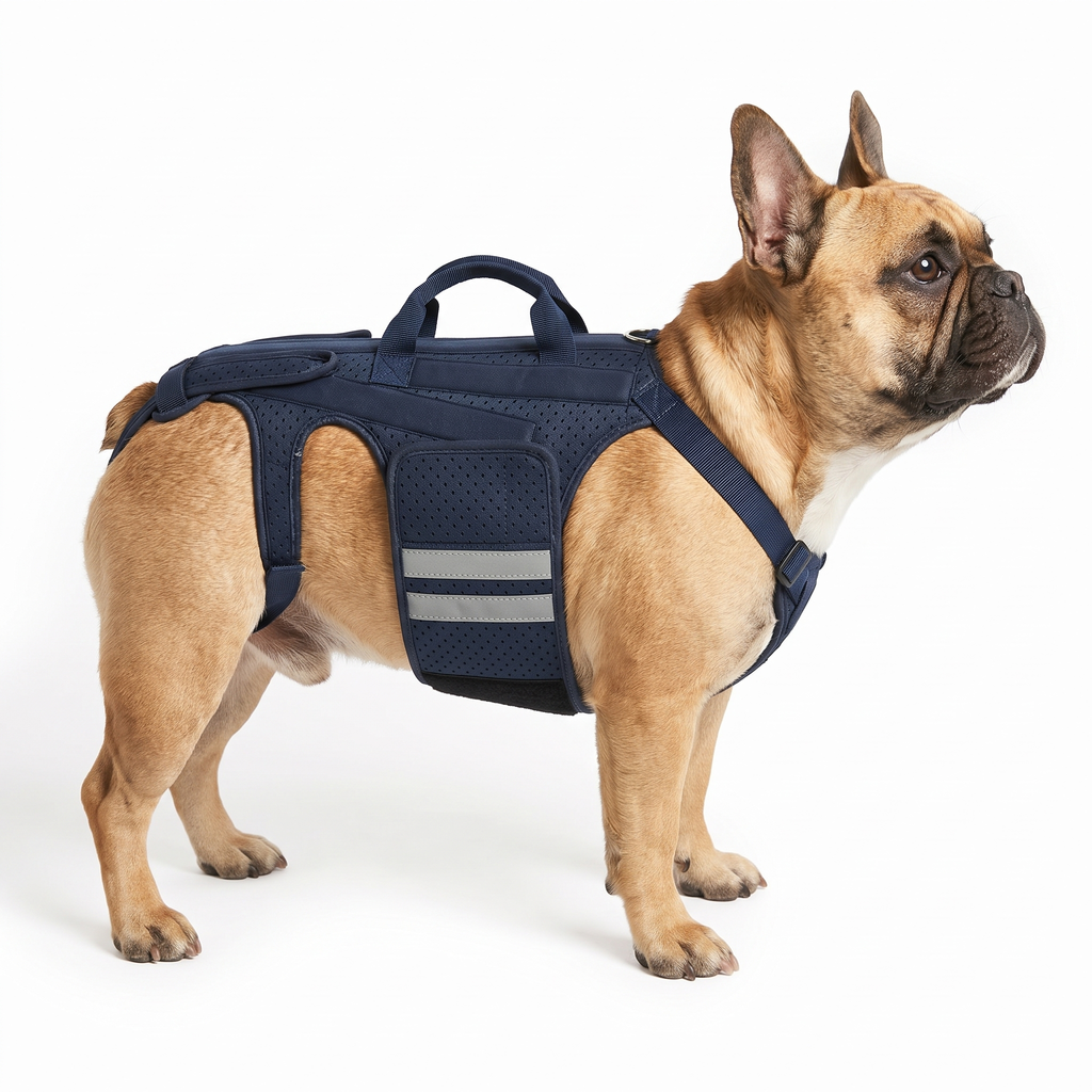 Frenchie Back Support Brace navy