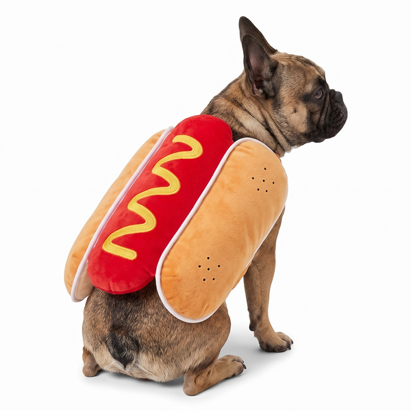 Frenchie Hot Dog Costume — Funny Wiener Halloween Outfit