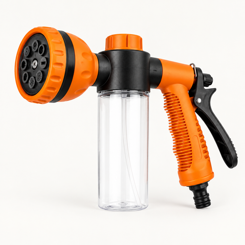 Frenchie bath sprayer 8-mode dog washing hose attachment